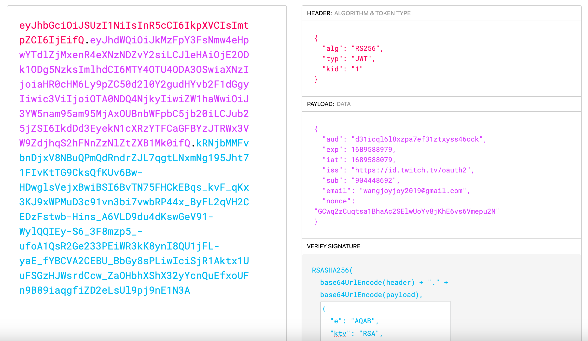JWT example